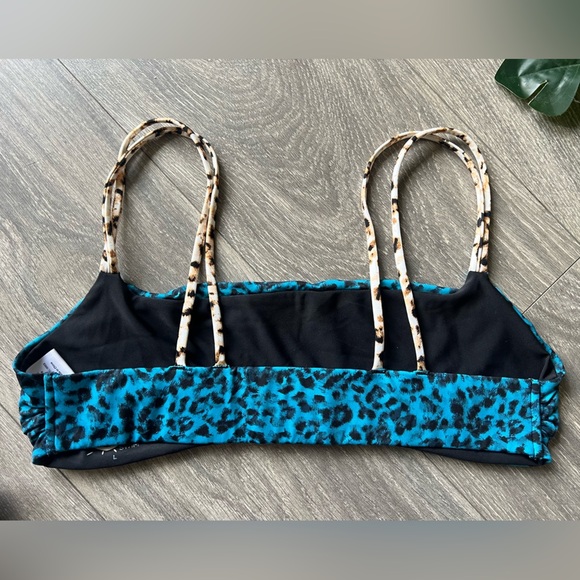 Blue life sapphire cheetah Bianca bikini top (L) & Mia bikini bottom (M). - Picture 8 of 10